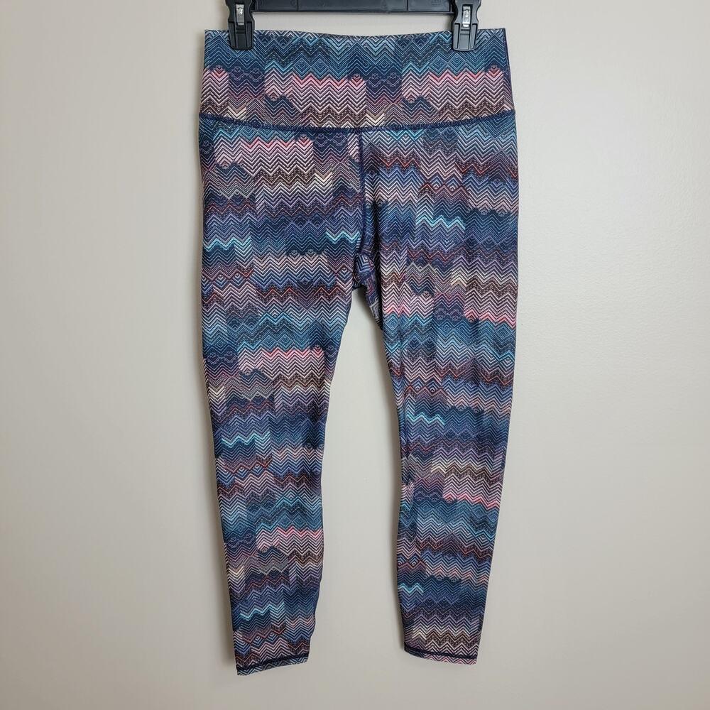 Fabletics Herringbone Print Leggings Size Medium - image 1